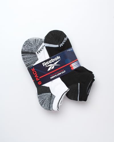 Reebok Men's Low Cut Socks - Basic Cushion No Show Socks for Men - Men's Athletic Socks (Size: 6-1|5)  
Reebok Men's Low
