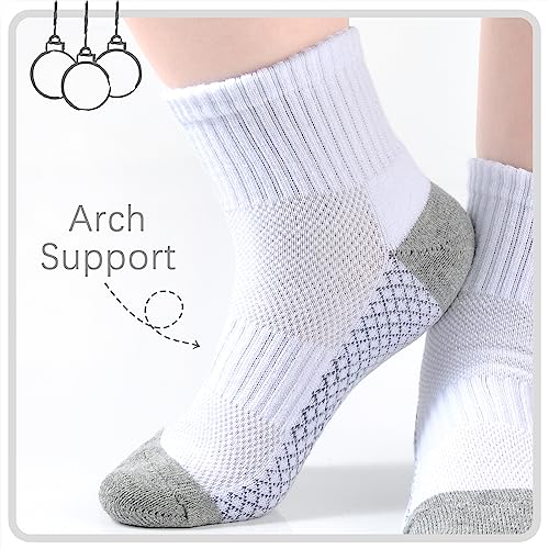 Coziwill Kids Ankle Socks Cushioned Athletic Crew Socks for Boys and Girls
Coziwill Kids Cotton Quarter Socks for Boys a