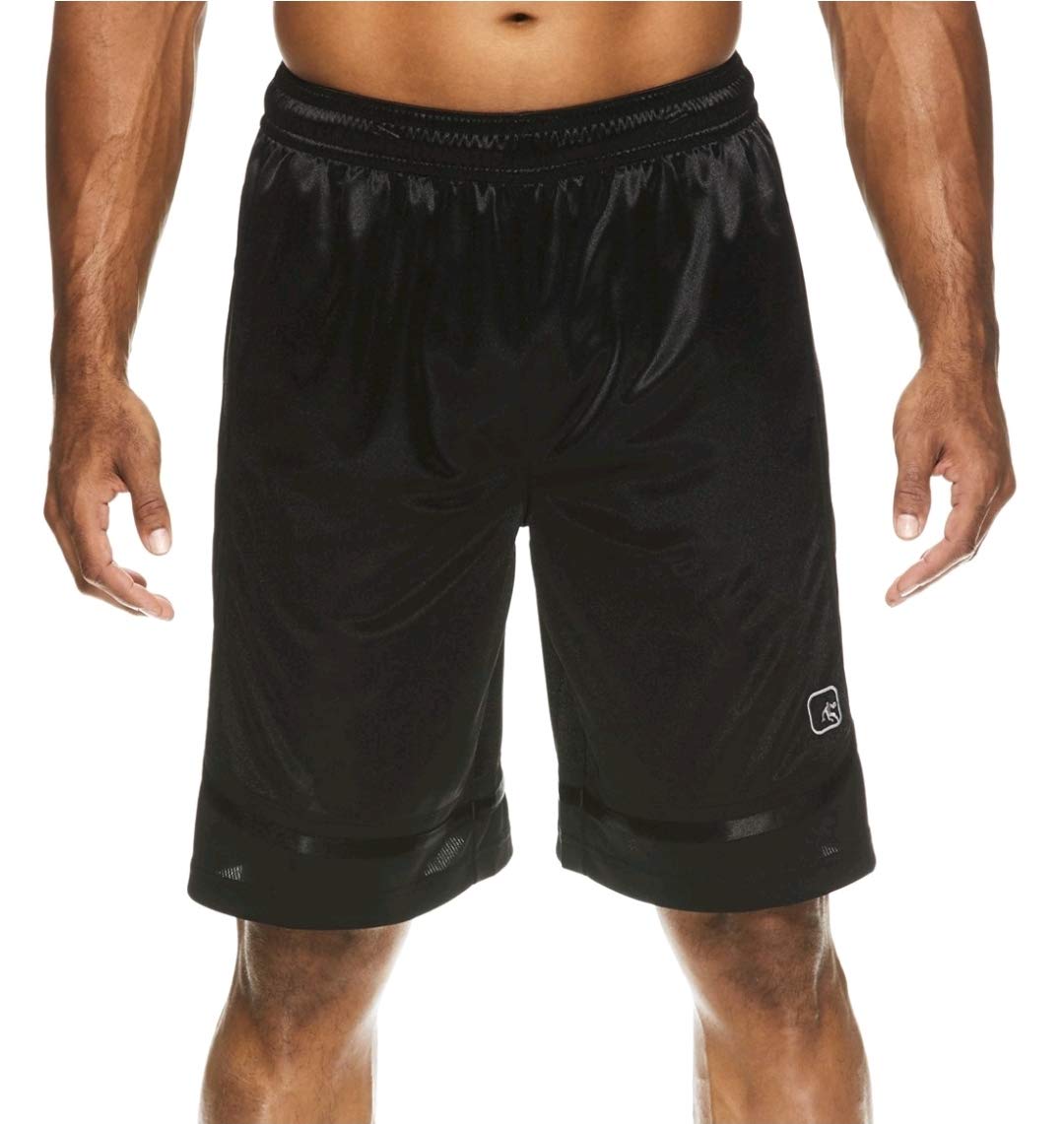 AND1 Men's Black All Courts Basketball Shorts for Medium 32/34 Players