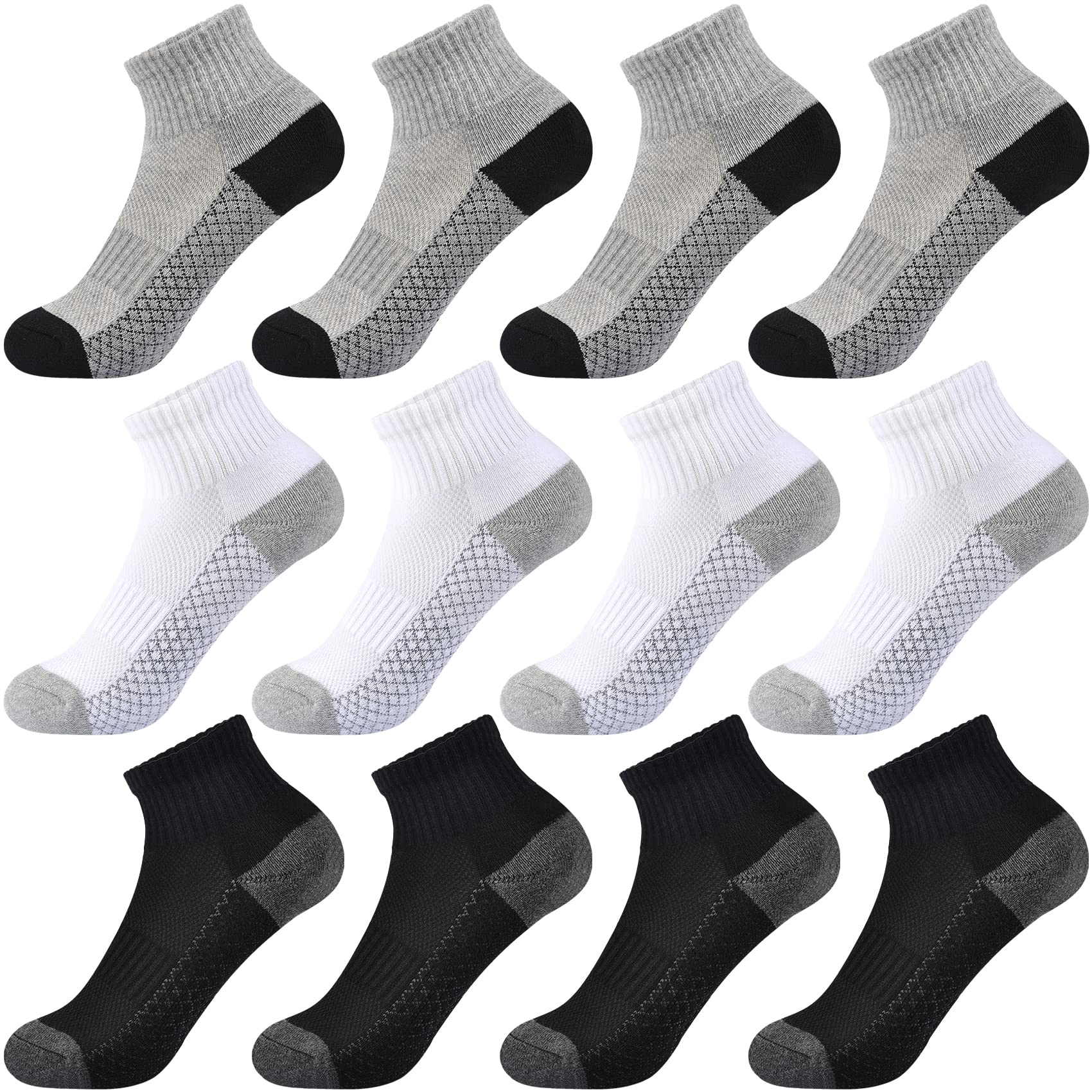 Coziwill Kids Ankle Socks Cushioned Athletic Crew Socks for Boys and Girls
Coziwill Kids Cotton Quarter Socks for Boys a